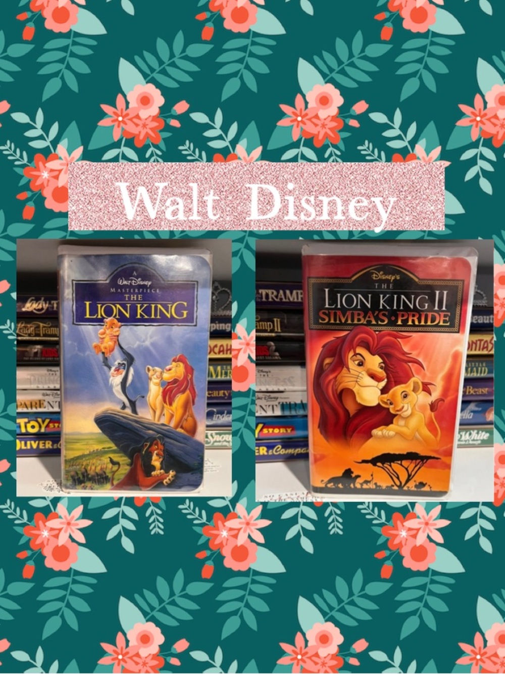 Walt Disney Lion King 1 & 2 VHS lot